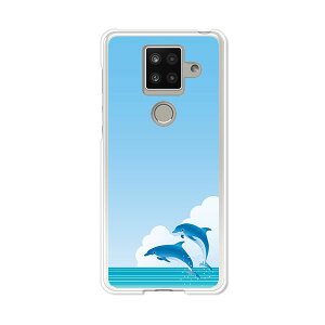 AQUOS sense4 plus SH-M16 �P�[�X/�J�o�[ �yDolphinJamp �N���A�P�[�X�f�ށzAQUOSsense4plusshm16�P�[�X �A�N�I�X�Z���X4�v���X�J�o�[ �X�}�z�P�[�X �y�V���o�C�� IIJ �� �V���t���[ �g�уP�[�X