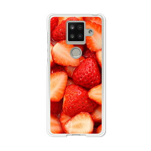 AQUOS sense4 plus SH-M16 �P�[�X/�J�o�[ �yStrawberry �N���A�P�[�X�f�ށzAQUOSsense4plusshm16�P�[�X �A�N�I�X�Z���X4�v���X�J�o�[ �X�}�z�P�[�X �y�V���o�C�� IIJ �� �V���t���[ �g�уP�[�X