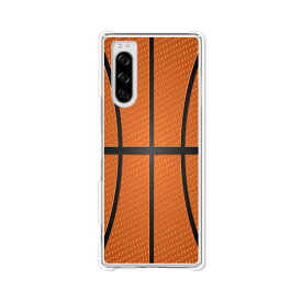 Xperia 5 SO-01M/SOV41/901SO/J9260共通 ケース/カバー 【Basketball クリアケース素材】Xperia5スマホケース エクスペリア5カバー エクスペディア ドコモ au ソフトバンク シムフリー 携帯カバー