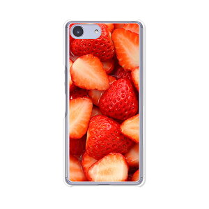 Xperia Ace SO-02L/ Xperia Ace �P�[�X/�J�o�[ �yStrawberry �N���A�P�[�X�f�ށzxperiaace�J�o�[ �G�N�X�y���A�G�[�X�J�o�[so02l docomo �h�R�� �\�j�[ IIJmio goo Simseller mineo �}�C�l�I nuro���o�C��