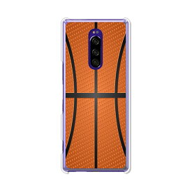 Xperia 1 SO-03L/SOV40/802SO/J9110/Professional Edition J9150共通ケース/カバー 【Basketball クリアケース素材】xperia1 so03l カバー エクスペリア1 SO-03L