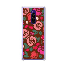 Xperia 1 SO-03L/SOV40/802SO/J9110/Professional Edition J9150共通ケース/カバー 【薔薇 クリアケース素材】xperia1 so03l カバー エクスペリア1 SO-03L