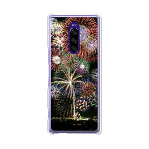 Xperia 1 SO-03L / Xperia 1 SOV40 / Xperia 1 802SO 共通 カバー/ケース シリコンケースよりもコシがありゴミがつきにくいTPUカバー 【花火:夏の終わりに TPUソフトケース】xperia1 カバー 保護 エクスペリ