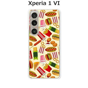 Xperia 1 VI SO-51E / Xperia 1 VI SOG13 / A401SO / XQ-EC44  P[X/Jo[ yBurgerzIׂ n[hP[X  VRP[XقǗǂdTPU \tgP[X GNXyA X}zP[X gуJo[ 