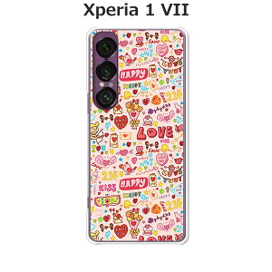 Xperia 1 VII SO-51F/SOG15/A501SO/XQ-FS44  P[X/Jo[ yLOVE214zIׂ n[hP[X  VRP[XقǗǂdTPU \tgP[X GNXyA1VII hR au \tgoN ق X}z