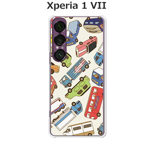 Xperia 1 VII SO-51F/SOG15/A501SO/XQ-FS44 共通 ケース/カバー 【ミニカーズ】選べる ハードケース と シリコンケースよりほど良い硬さのTPU ソフトケース エクスペリア1VII ドコモ au ソフトバンク ほか