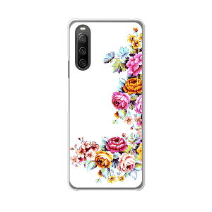 Xperia 10 IV SO-52C/SOG07/A202SO/XQ-CC44 ���� �J�o�[/�P�[�X �V���R���P�[�X�����R�V������S�~�����ɂ���TPU�J�o�[ �y�����|�C���gFLOWER TPU�\�t�g�P�[�X�zxperia 10 iv �P�[�X �G�N�X�y���A10 IV xperia1