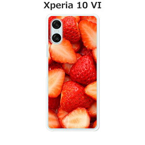 Xperia 10 VI SO-52E / SOG14 / A402SO / XQ-ES44  P[X/Jo[ yStrawberryzIׂ n[hP[X  VRP[XقǗǂdTPU \tgP[X GNXyA10VI X}zP[X gуJo[ g