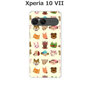 Xperia 10 VII SO-52F/SOG16/A502SO/XQ-FE44  P[X/Jo[ yAnimals?zIׂ n[hP[X  VRP[XقǗǂdTPU \tgP[X GNXyA10VII hR au \tgoN ق X}