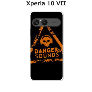 Xperia 10 VII SO-52F/SOG16/A502SO/XQ-FE44  P[X/Jo[ yDanger?zIׂ n[hP[X  VRP[XقǗǂdTPU \tgP[X GNXyA10VII hR au \tgoN ق X}