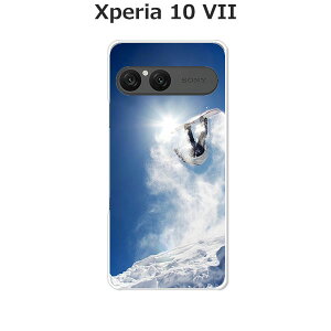 Xperia 10 VII SO-52F/SOG16/A502SO/XQ-FE44  P[X/Jo[ yEnjoy SnowzIׂ n[hP[X  VRP[XقǗǂdTPU \tgP[X GNXyA10VII hR au \tgoN ق X