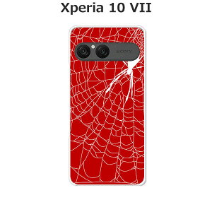 Xperia 10 VII SO-52F/SOG16/A502SO/XQ-FE44  P[X/Jo[ ySpiderzIׂ n[hP[X  VRP[XقǗǂdTPU \tgP[X GNXyA10VII hR au \tgoN ق X}