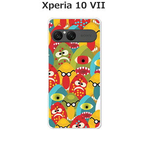 Xperia 10 VII SO-52F/SOG16/A502SO/XQ-FE44  P[X/Jo[ yEggMONSTERzIׂ n[hP[X  VRP[XقǗǂdTPU \tgP[X GNXyA10VII hR au \tgoN ق X