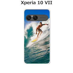 Xperia 10 VII SO-52F/SOG16/A502SO/XQ-FE44  P[X/Jo[ yEnjoy! SummerzIׂ n[hP[X  VRP[XقǗǂdTPU \tgP[X GNXyA10VII hR au \tgoN ق 