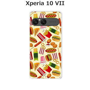 Xperia 10 VII SO-52F/SOG16/A502SO/XQ-FE44  P[X/Jo[ yBurgerzIׂ n[hP[X  VRP[XقǗǂdTPU \tgP[X GNXyA10VII hR au \tgoN ق X}