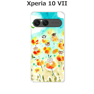 Xperia 10 VII SO-52F/SOG16/A502SO/XQ-FE44  P[X/Jo[ yHappy!zIׂ n[hP[X  VRP[XقǗǂdTPU \tgP[X GNXyA10VII hR au \tgoN ق X}