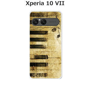 Xperia 10 VII SO-52F/SOG16/A502SO/XQ-FE44  P[X/Jo[ yPianozIׂ n[hP[X  VRP[XقǗǂdTPU \tgP[X GNXyA10VII hR au \tgoN ق X}z