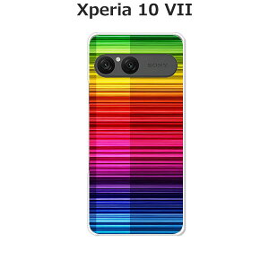 Xperia 10 VII SO-52F/SOG16/A502SO/XQ-FE44  P[X/Jo[ yRainbowzIׂ n[hP[X  VRP[XقǗǂdTPU \tgP[X GNXyA10VII hR au \tgoN ق X}
