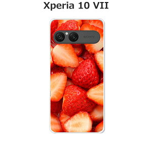 Xperia 10 VII SO-52F/SOG16/A502SO/XQ-FE44  P[X/Jo[ yStrawberryzIׂ n[hP[X  VRP[XقǗǂdTPU \tgP[X GNXyA10VII hR au \tgoN ق X