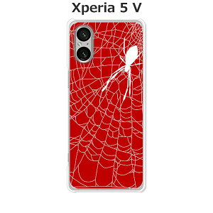 Xperia 5 V SO-53D / SOG12 / XQ-DE44  P[X/Jo[ ySpider NAP[XfށzGNXyA5V Xperia5V X}zP[X gуP[X gуJo[