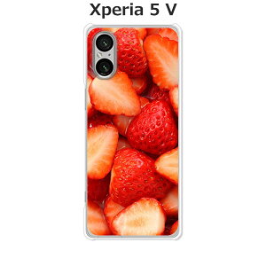Xperia 5 V SO-53D / SOG12 / XQ-DE44  P[X/Jo[ yStrawberry NAP[XfށzGNXyA5V Xperia5V X}zP[X gуP[X gуJo[