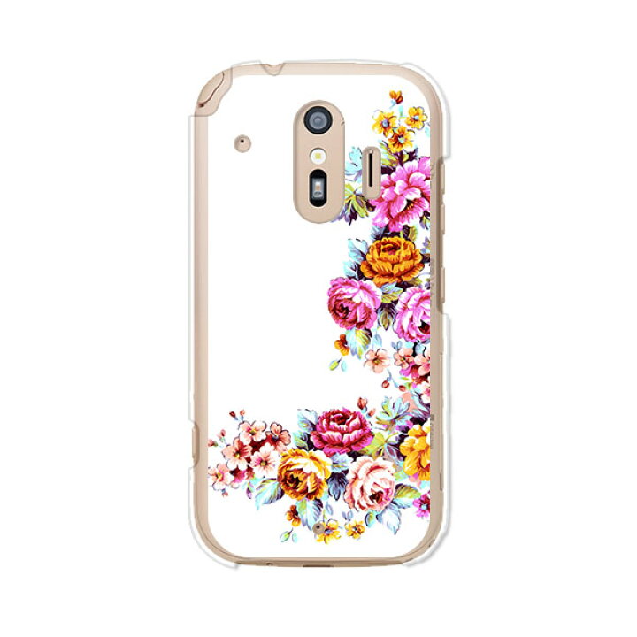 楽天市場 送料無料 らくらくスマートフォン F 42a らくらくスマートフォン Me F 01l 共通 ケース カバー ワンポイントflower らくらくホンf42aケース F01lケース シリコンケースのような柔らかい携帯カバーも オリジナルスマホケースのｅｐｓ