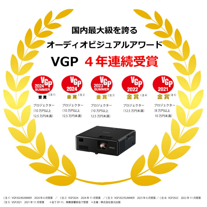 楽天市場】エプソン EF-11SET Android TV™端末セットモデル （EF-11+ 