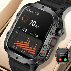 LivelyLife �X�}�[�g�E�H�b�` �����Y �r���v SOS�@�\ 1.96�C���`���� �A�E�g�h�A Bluetooth5.2 �ʘb�@�\ 24���Ԍ��N�Ǘ� �����v �X�} ���@�\�X�}�[�g�E�H�b�` �S����