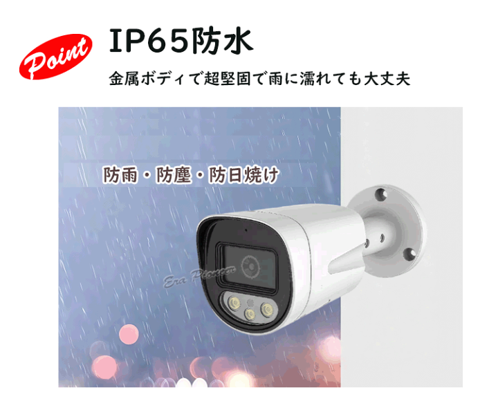 楽天市場】アップグレード品！防犯カメラ 監視カメラ/赤外線/IP65防水