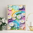 ALLフェアリーダストビーズ ダイヤモンドアートキット A3サイズ 四角いビーズ DIY 手芸キット プレゼント ダイヤモン…