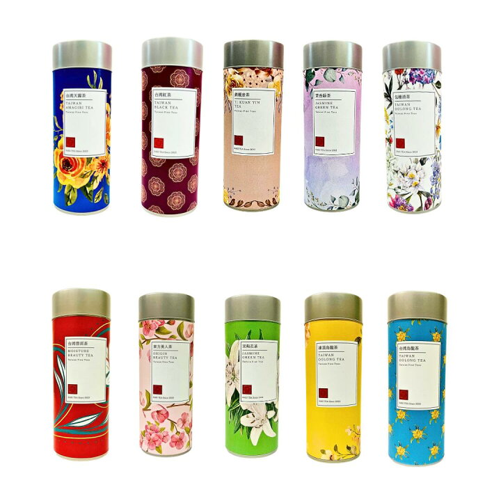 楽天市場】茶囍 台湾烏龍茶 ティーバッグ 10袋入り カラフルデザイン缶 