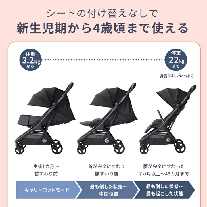 楽天市場】【公式】 エルゴ メトロスリー ベビーカー Ergobaby metro3 