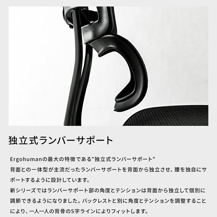 楽天市場】WORKAHOLICオリジナルモデル エルゴヒューマン プロ2 