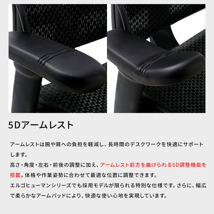 楽天市場】WORKAHOLICオリジナルモデル エルゴヒューマン プロ2 