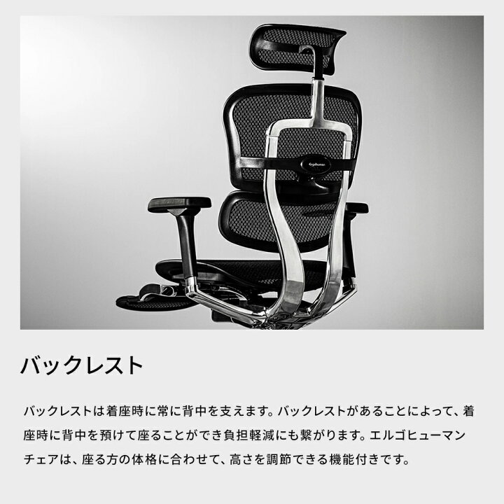 楽天市場】【2025年新型・公式店限定メーカー完成品】エルゴヒューマン 