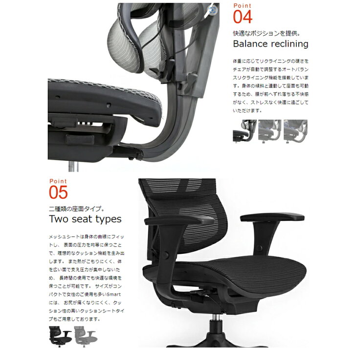 楽天市場】【Ergohuman 公式店】お客様組立(肘掛付)【送料無料】高機能 