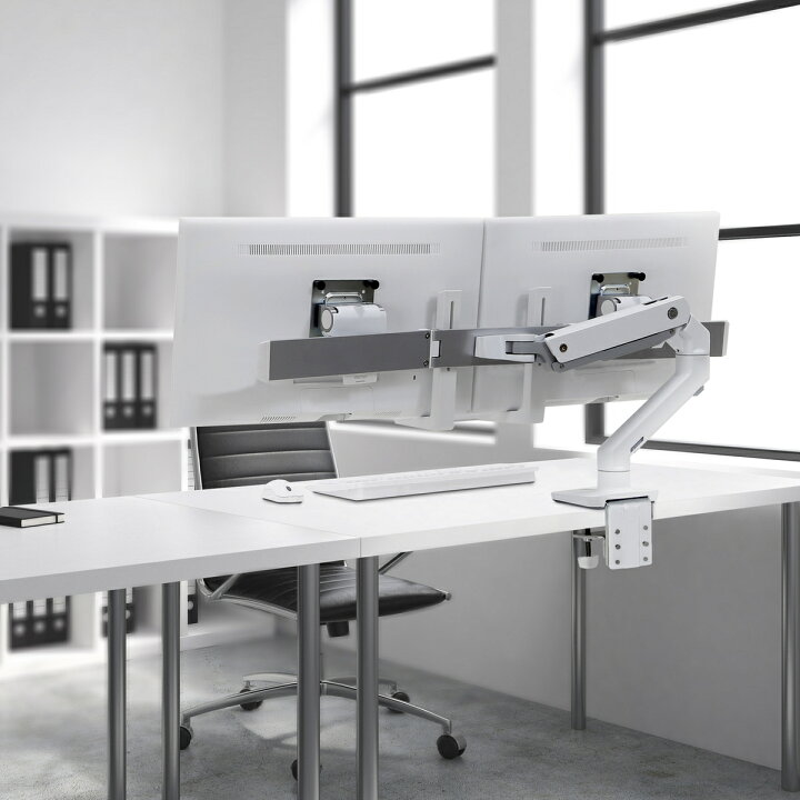 楽天市場】【モニターアーム】エルゴトロン HX デスクデュアル  