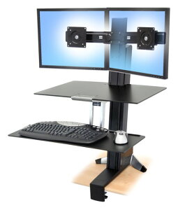 WorkFit-S �f���A�� ���[�N�g�b�v�t�� (�u���b�N)