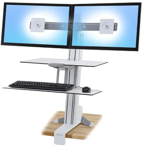 WorkFit-S �f���A�� ���[�N�g�b�v�t�� (�z���C�g)