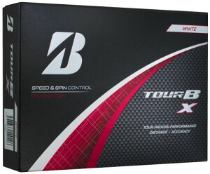 Bridgestone GOLF �S���t�{�[�� TOUR B X 2024�N���f�� �z���C�g 1�_�[�X[12����]