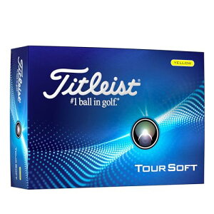 タイトリスト(TITLEIST) ゴルフボール 24 TOUR SOFT YELLOW DZ ユニセックス イエロー