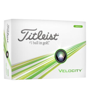 TITLEIST(�^�C�g���X�g) �S���t�{�[�� 24 VELOCITY GREEN DZ ���j�Z�b�N�X �O���[��