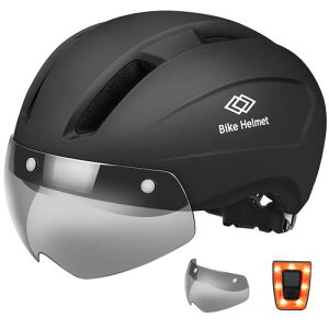 Mixiu ���]�ԃw�����b�g CE�F�� ���C�S�[�O���t UV�J�b�g �h���h�o ���]�ԗp�w�����b�g �ϏՌ� �ʋC�� �y�� �T�C�N�����O�w�����b�g �T�C�Y�����\ 58-63cm LED�e�[�������v�t�� ������� �j����