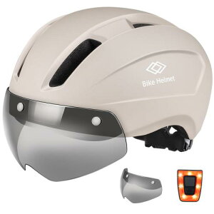 Mixiu ���]�ԃw�����b�g CE�F�� ���C�S�[�O���t UV�J�b�g �h���h�o ���]�ԗp�w�����b�g �ϏՌ� �ʋC�� �y�� �T�C�N�����O�w�����b�g �T�C�Y�����\ 58-63cm LED�e�[�������v�t�� ������� �j����