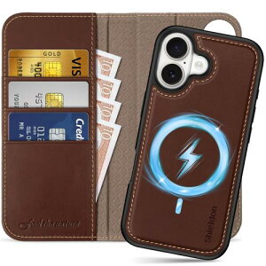 SHIELDON iPhone17 Ή 蒠^P[X 2in1 {vU[ 6.3C` 5G J[h[ [RFIDubLO] OR Jo[P̃CX[d uX^h@\ Xgbvt Ռz 