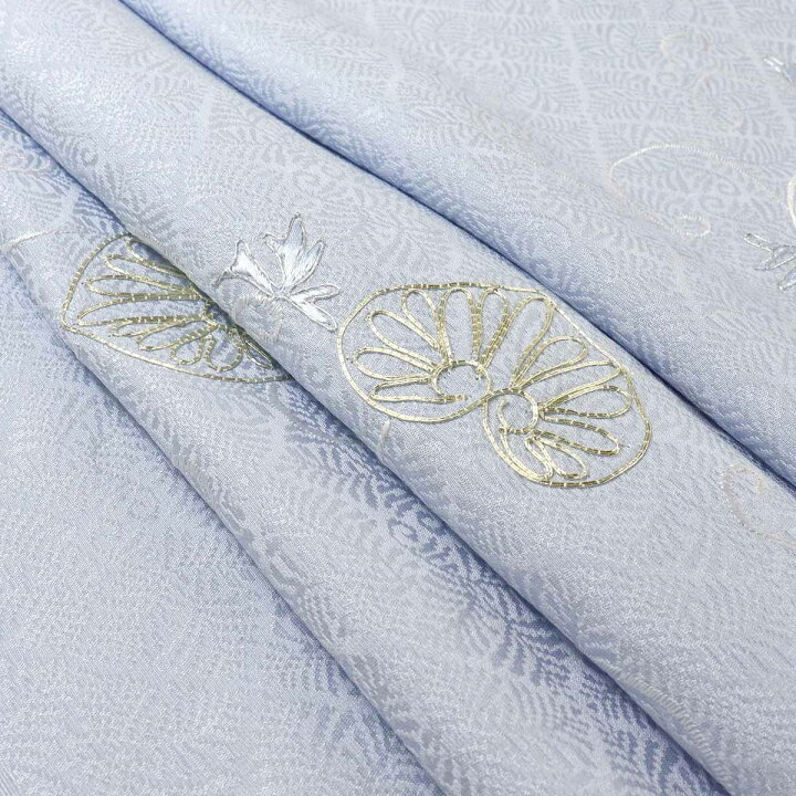 楽天市場】ss衿秀 公式 帯揚 帯揚げ おびあげ 金駒刺繍 金コマ 葵 唐草 