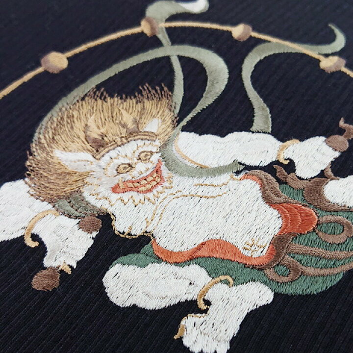 楽天市場】衿秀 公式 帯 名古屋帯 おび 九寸 仕立て上がり 風神雷神 黒 