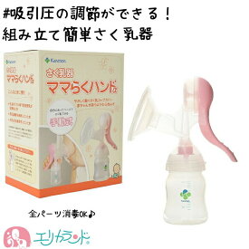 カネソン Kaneson さく乳器 ママらくハンドα(1コ入) 搾乳機 搾乳 赤ちゃん 子供 ベビー ママ 母乳 子育て 育児 便利 退院 お祝 プレゼント 御祝 出産祝い 消毒可能 全パーツ 安心 安全 簡単 手動 力加減ができる 送料無料