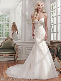 ウェディングドレス wedding dress マーメイドライン マーメイド ロングドレス セミオーダー オフホワイト 刺繍 TW1666