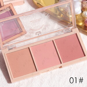 cs701#チーク パレット 当日発送 3color set 2type チーク チークパレット メイクアップ パウダー 透明感 血色感 韓国コスメ パウダーチーク プチプラ 中国製